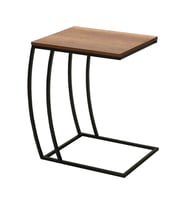 Adore Mobilya Profile C Sehpa - Koyu Ceviz (Oslo Ceviz) 50x62x35 cm (GxYxD)