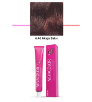 Premium 6.46 Akaju Bakır - Kalıcı Krem Saç Boyası 50 g Tüp