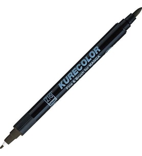 Zig Kurecolor Fine & Brush for MANGA Marker Çizim Kalemi C.11 Cool Gray 11 