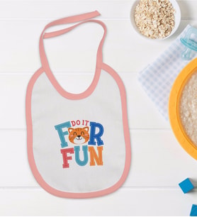 BK Kids Pembe Bebek Mama Önlüğü - Model 184