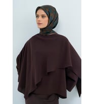 Armine Saf İpek Sura Eşarp-2026 İlkbahar-Yaz- 954000D (Mavi)