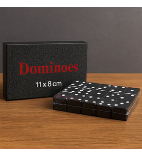 Plastik Kutulu Domino Oyunu – Kompakt Taş Seti – 11x8 cm (Karışık)