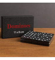 Plastik Kutulu Domino Oyunu – Kompakt Taş Seti – 11x8 cm (Karışık)
