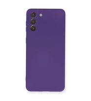 Samsung Galaxy S21 Plus Kılıf Nano İçi Kadife Silikon - Mor