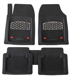 Safir Hyundai Excel Uyumlu 4d Extra Derin Havuzlu Paspas Krom Karbon