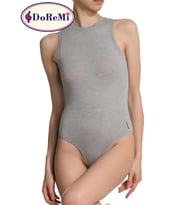 Sıfır Kollu Çıtçıtlı Body (Gri)