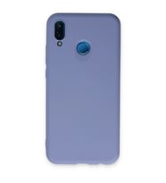 Huawei P20 Lite Kılıf Nano İçi Kadife Silikon - Lila