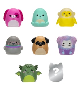 Squish-a-longs 8 Figür + Yüzük Set Seri 2 AL0024