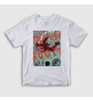 Presmono Unisex Çocuk Beyaz Fly Astroworld Travis Scott T-Shirt 42458tt