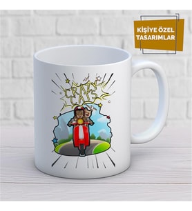 Kişiye Özel İsim Yazılabilir Çılgın Kediler Kupa Bardak