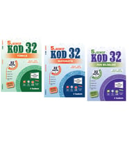 TUDEM YAYINLARI 5.SINIF KOD 32 TÜRKÇE - MATEMATİK - FEN BİLİMLERİ