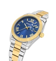 Polo Air Ay Gün Gösterge Takvimli Erkek Kol Saati Gold Gümüş Lacivert Renk PL-7076E7x (Lacivert-A.Gri)