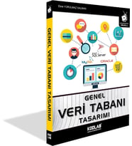 KODLAB YAYIN GENEL VERİTABANI TASARIMI EĞİTİM KİTABI (Siyah - Beyaz)