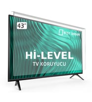 Hi level 43HL670 TV EKRAN KORUYUCU - Hi level 43" inç Ekran Koruma Şeffaf paneli