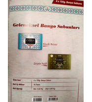 EVİSSA 4X150 BANYO SABUNU KLASİK BEYAZ