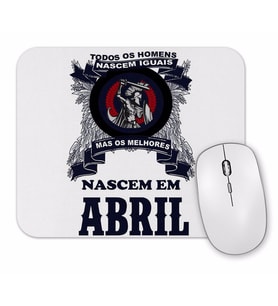 Os Melhores Nascem Em Abril Estampa Azul Mouse Pad.jpg