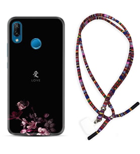 Huawei P20 Lite Mate 10 20 Lite Pro P40 Lite KılıfBoyun Asklı Rasta Silikon Love 1629