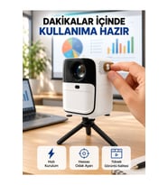 Ultra HD Taşınabilir Projektör 1920x1080 Görüntü Kalitesi Yeni Nesil