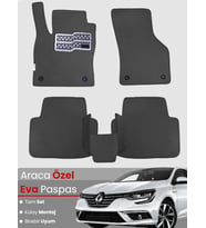 Renault Megane 4 Sedan (2016-2025) Uyumlu EVA Paspas Tam Set–Araca Özel Tasarım,Kolay Montaj