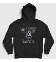 Presmono Unisex Siyah Light Weight Baby Gym Spor Ronnie Coleman Kapüşonlu Sweatshirt 360207tt