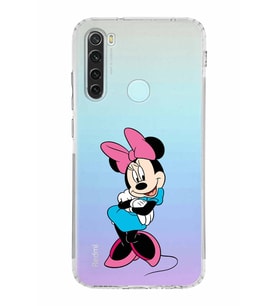Xiaomi Redmi Note 8  Kamera Korumalı Kapak Minnie Mouse Tasarımlı Şeffaf  Kılıf
