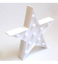 Yıldız Led Gece Lambası Model 2 Beyaz
