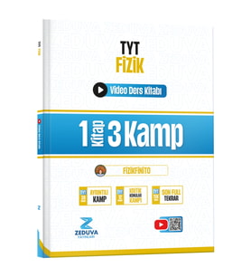 Zeduva Yayınları Fizikfinito TYT Fizik 1 Kitap 3 Kamp Video Ders Kitabı