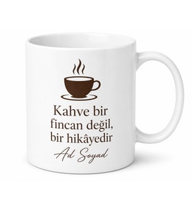 Barista İçin Kişiye Özel İsimli Baskılı Kupa Bardak Kahve Hediyesi