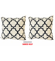 Kırlent Yastık Kılıfı Vip Yastık Kılıfı 2 ADET-43x43 CM(ALAÇATI)