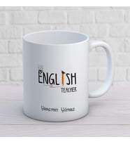 Kişiye Özel Meslek İngilizce Öğretmeni Hediyelik Kupa Bardak