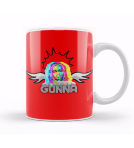 Gunna Logo Art Kupa Bardak Porselen