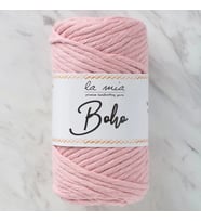 La Mia Boho Açık Pembe Büküm Makrome İpi - L185 - 33998