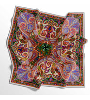 Soft Pamuk Eşarp - 05407 (Gri - Yeşil)