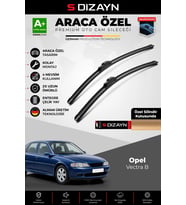 S-Dizayn Opel Vectra B Ön Cam Silecek Seti 1995-2002 Premium Araca Özel 48-48 Cm A+ Kalite