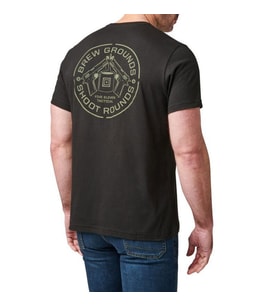 5.11 BREW GROUND SS TEE KISA KOL SIYAH T-SHIRT