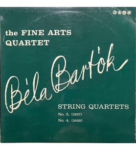 Bela Bartok, The Fine Arts Quartet – String Quartets Nos. 3 And 4 Classic LP Plak (Karışık)