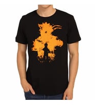 Bant Giyim - Naruto Kyuubi Kurama Siyah Erkek Tişört