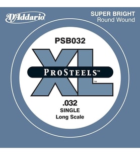 D’Addario PSB032 Bass Tek Tel – ProSteels, .032