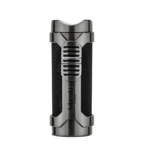 Lubinski Cigar Sehpa Kapaklı Delicili Tek Torch Puro Çakmağı Gunmetal LB-165
