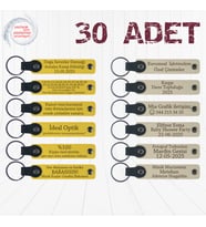 Sarı & Sütlü Kahve, 30’lu Set, Kişiye Özgü Yazılı Anahtarlık, Yüzme Yarışması Katılımcılarına Hediye