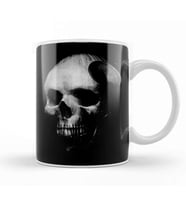 Death skull Kupa Bardak Porselen