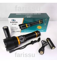 RT-453 50W 1000 Lumen 4800 mAh 1-1,5 km Menzilli Sarjli El Feneri