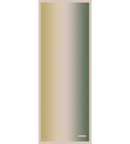 Degrade Desen Dora Saten Seri Şal Eşarp Askısı İle Birlikte 75x200 Yeşil Krem-75