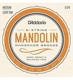 D'Addario EJ74 EJ Serisi Mandolin Tel Seti (Medium Tension)