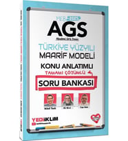 2025 MEB AGS Türkiye Yüzyılı Maarif Modeli Tamamı Çözümlü Konu Anlatımlı Soru Bankası Yediiklim