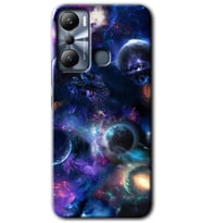 İnfinix Hot 20i Kılıf HD Desen Baskılı Kılıf - Gezegen Karışımı