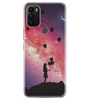 General Mobile GM 21 Pro Kılıf Desenli Silikon Flowers Cat 2 1349