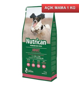 Nutrican Adult Chicken Tavuk Etli Köpek Maması 1 Kg AÇIK