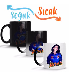 Katy Perry Roar Sihirli Kupa Bardak Porselen