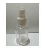50ml Şeffaf Plastik Şişe+sprey Başlık,dezenfektan Şişesi,medikal Şişe,boş Şişe,100 Adet